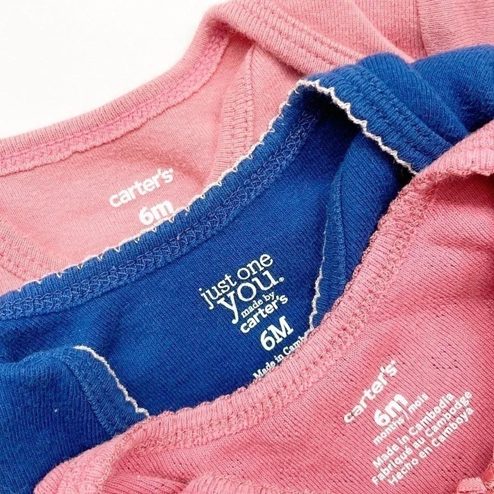 Carter's baby girls 3 piece bodysuits